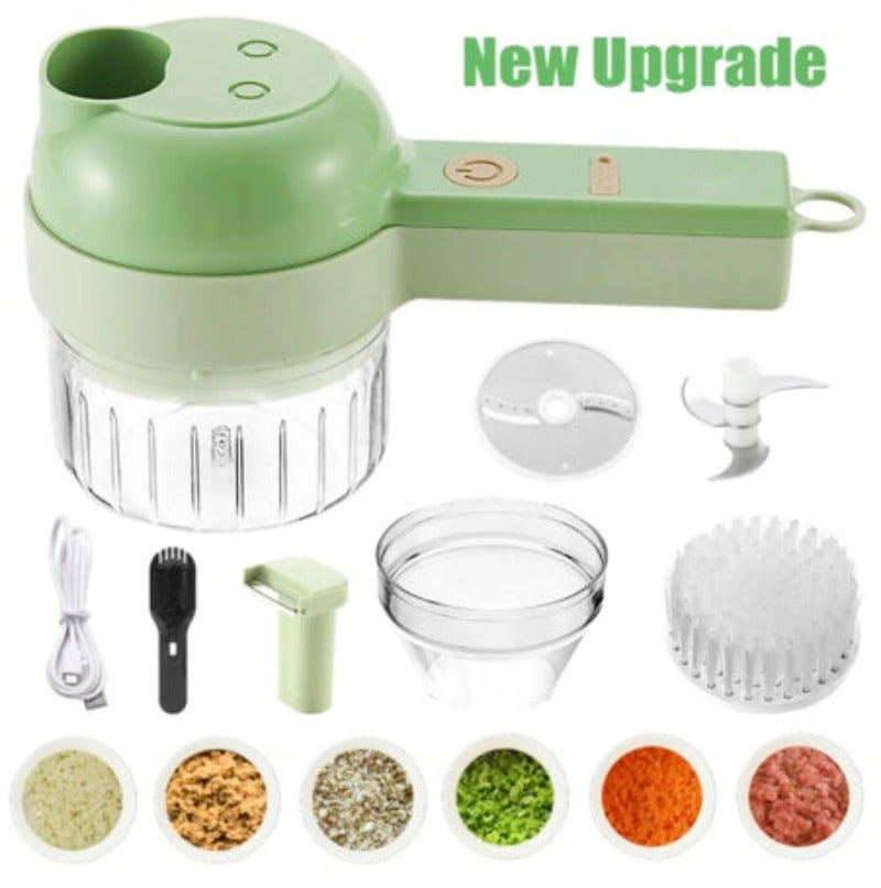 Electric Vegetable Slicer Set .