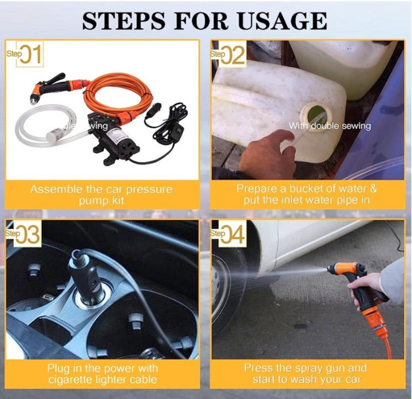 Electric Portable high pressure car washer .