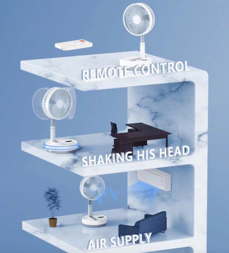 Remote Control Folding Fan
