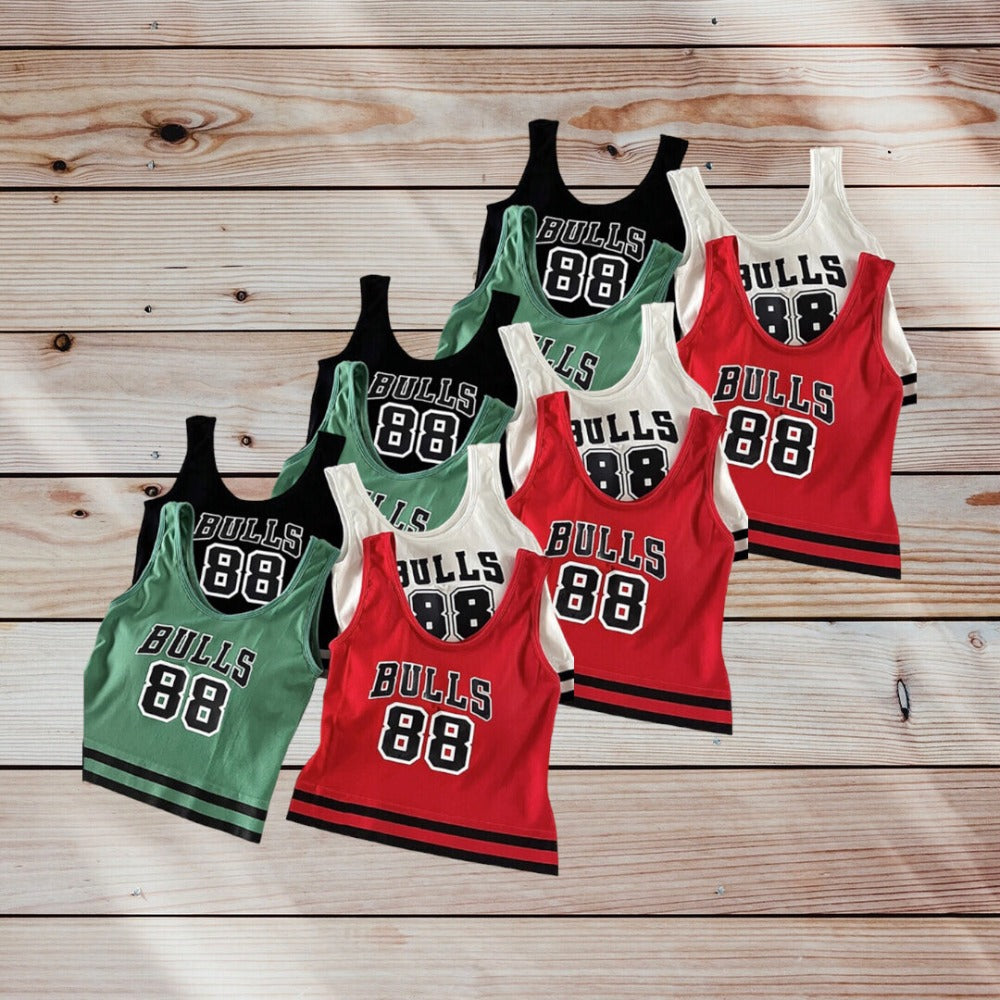 Summer Letters Print Tank Top