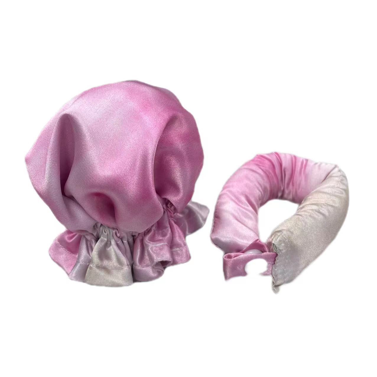 New Heatless Curling silk bun.