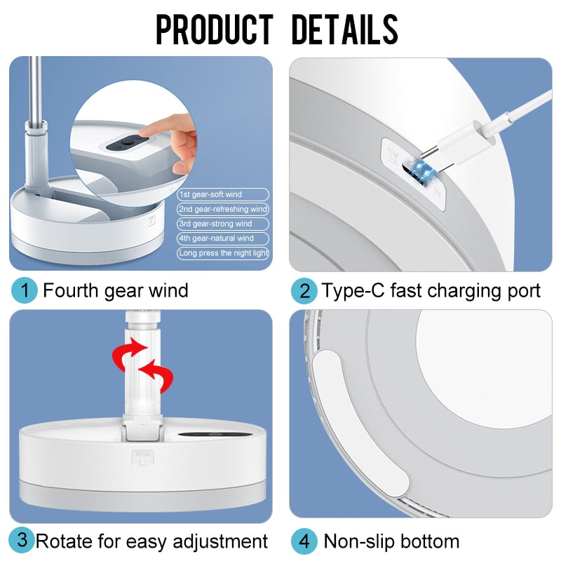 Remote Control Folding Fan