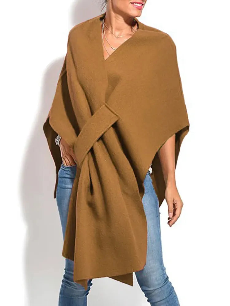Three Quarter Batwing Sleeve shawl