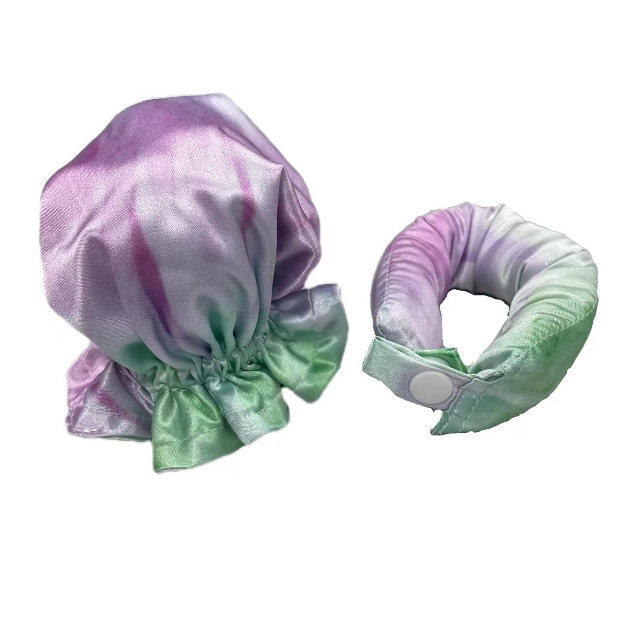 New Heatless Curling silk bun.