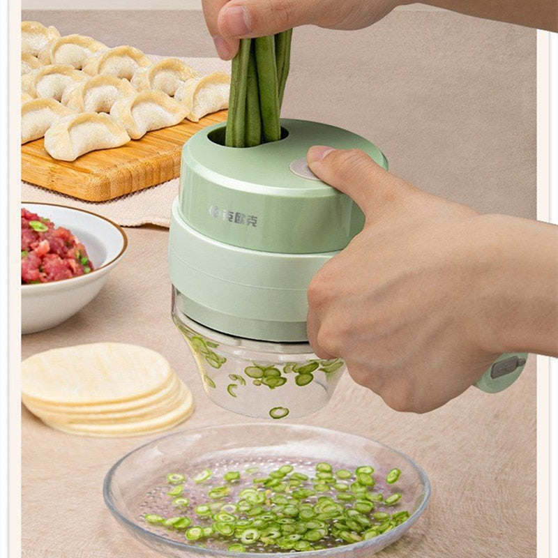 Electric Vegetable Slicer Set .