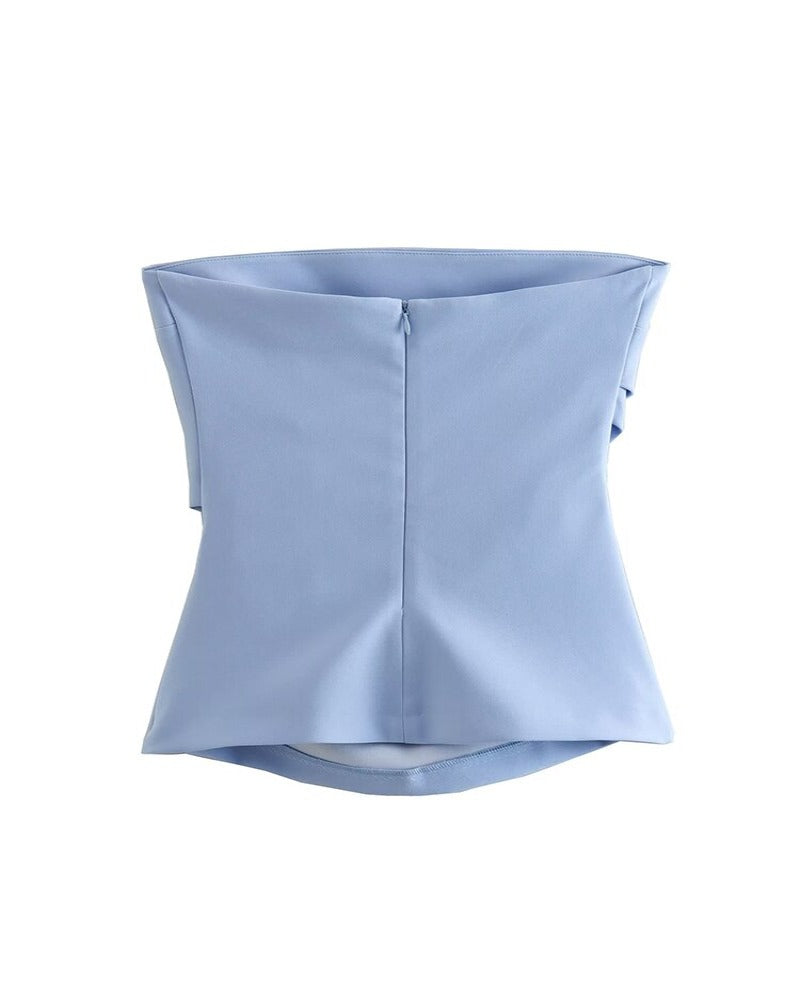 Corset Crop Top .