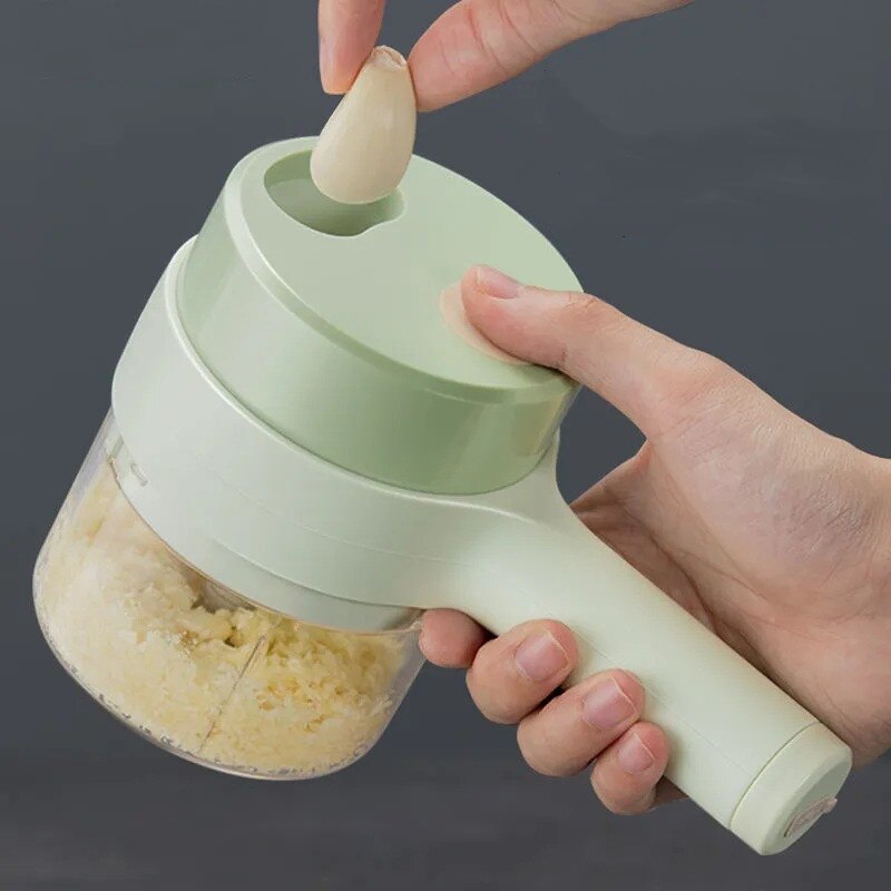 Electric Vegetable Slicer Set .