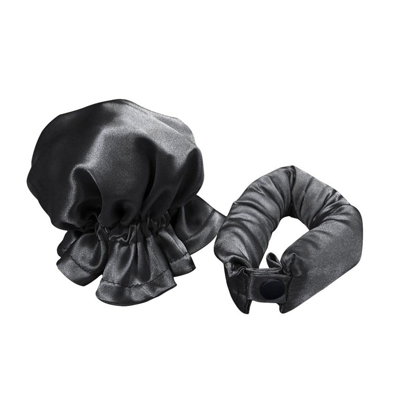 New Heatless Curling silk bun.