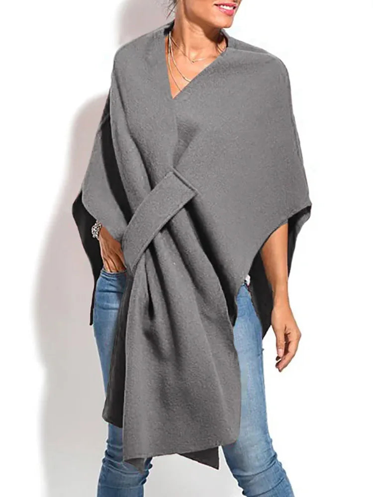 Three Quarter Batwing Sleeve shawl