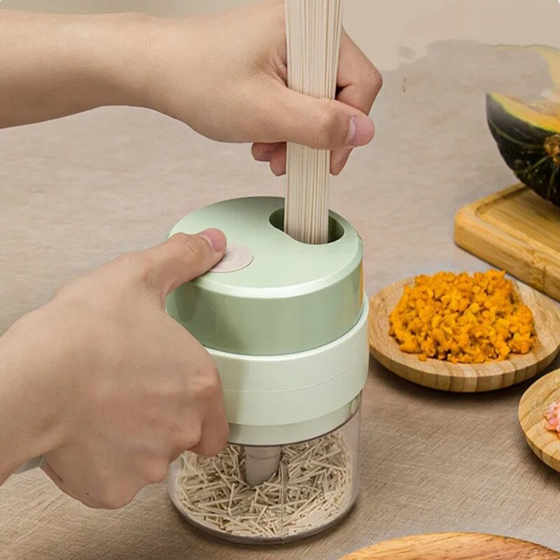 Electric Vegetable Slicer Set .