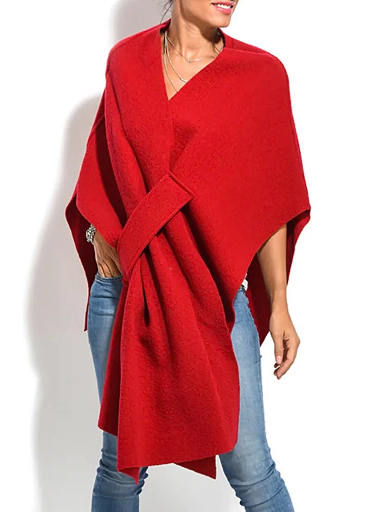 Three Quarter Batwing Sleeve shawl