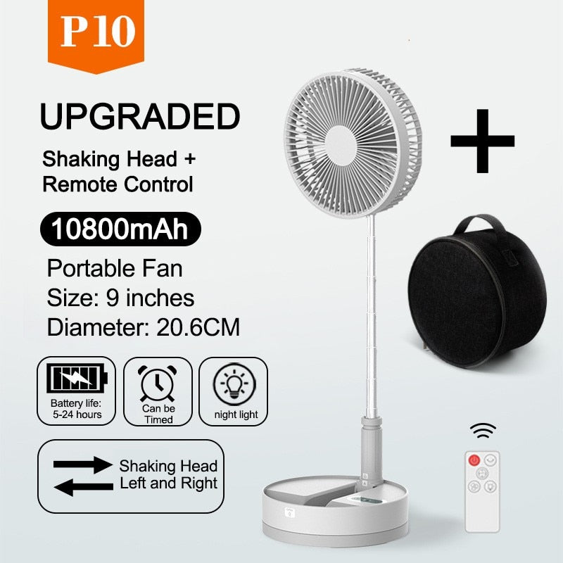 Remote Control Folding Fan