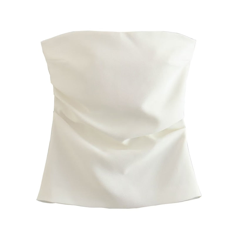 Corset Crop Top .