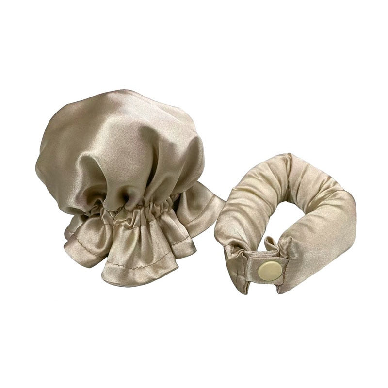 New Heatless Curling silk bun.