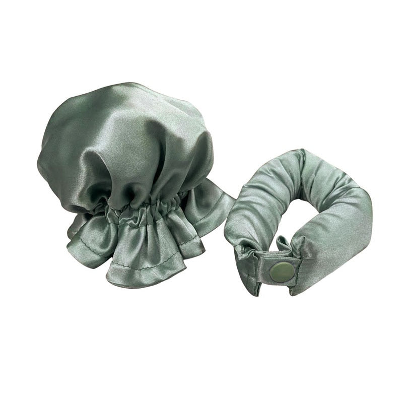 New Heatless Curling silk bun.