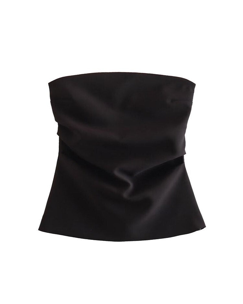 Corset Crop Top .