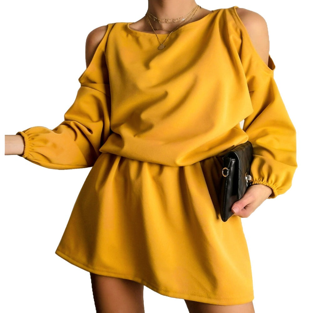 New 2023 Spring And Autumn Pure Color Strapless.