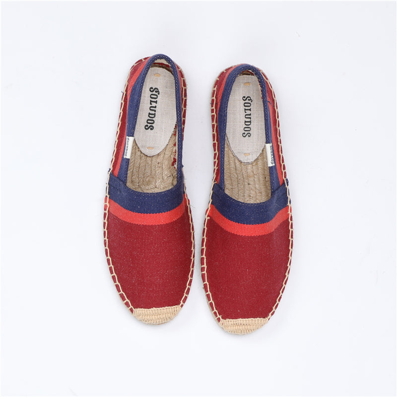 Straw Espadrilles Fisherman Shoes.