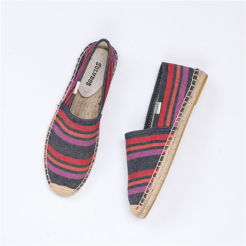 Straw Espadrilles Fisherman Shoes.