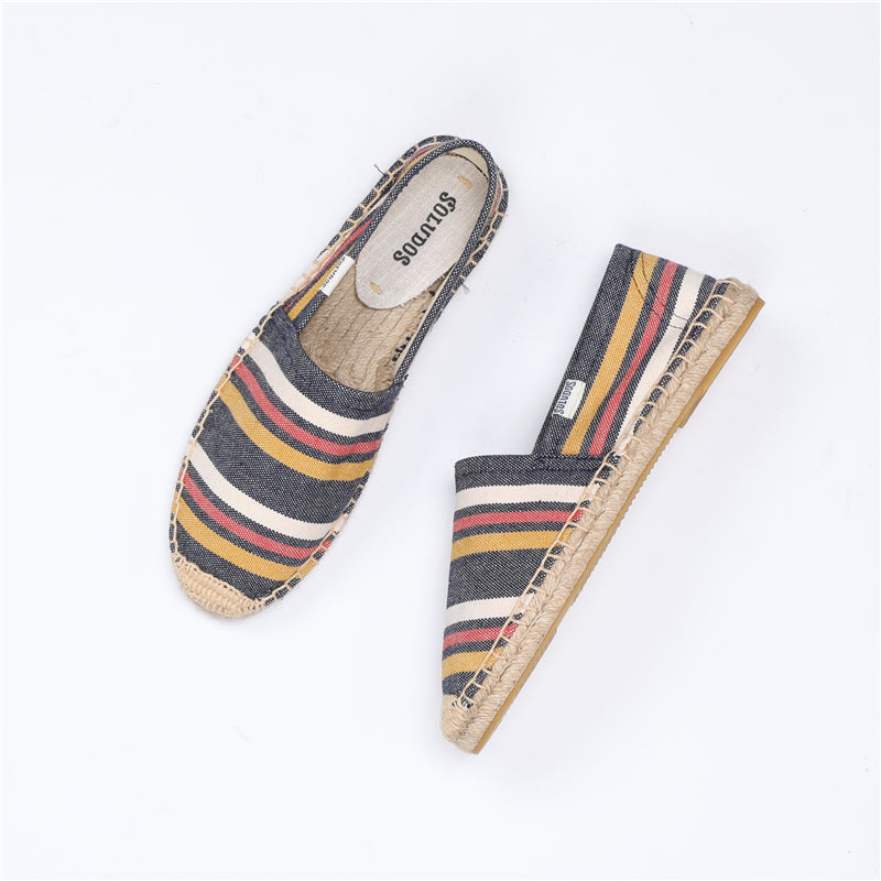 Straw Espadrilles Fisherman Shoes.