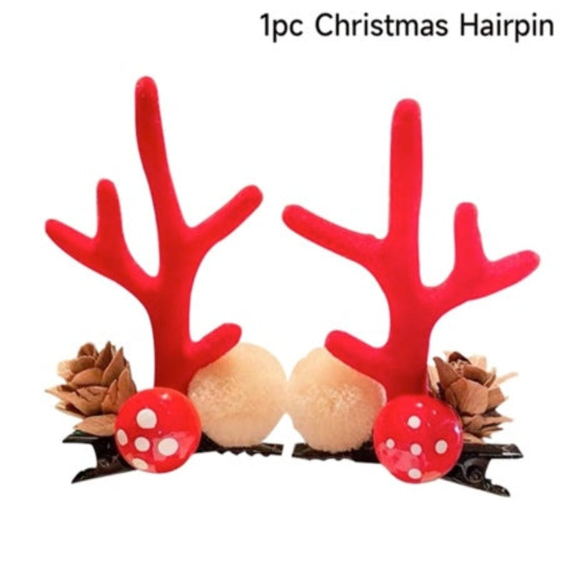 Christmas fancy hairpins .