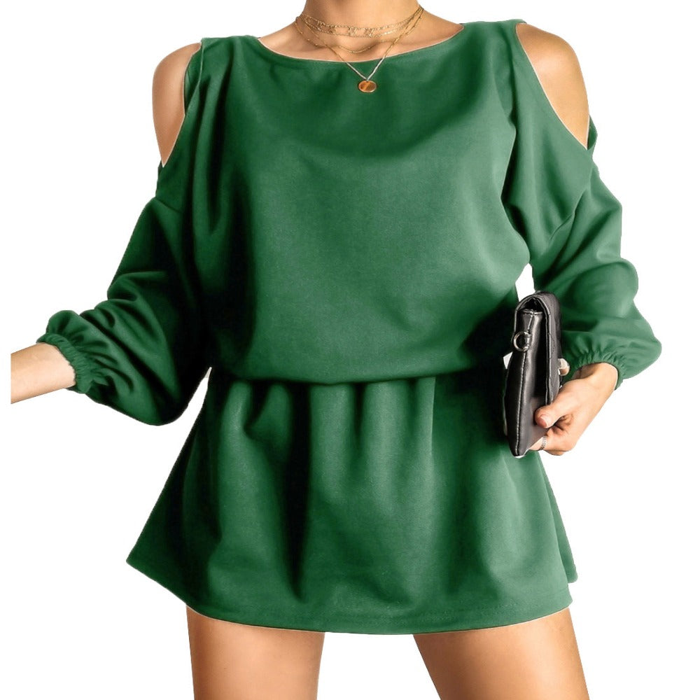 New 2023 Spring And Autumn Pure Color Strapless.