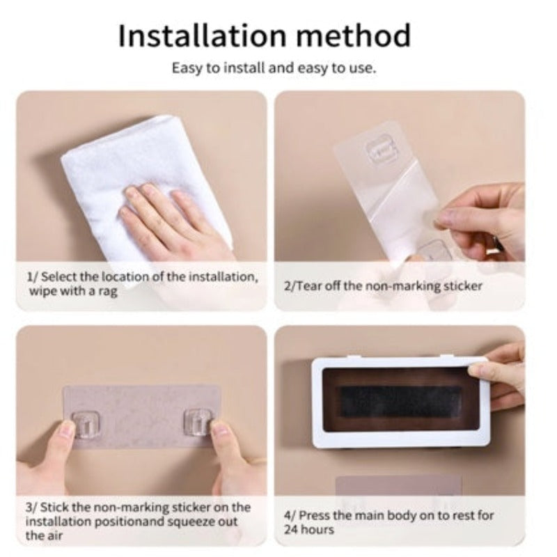 Waterproof bathroom phone holder