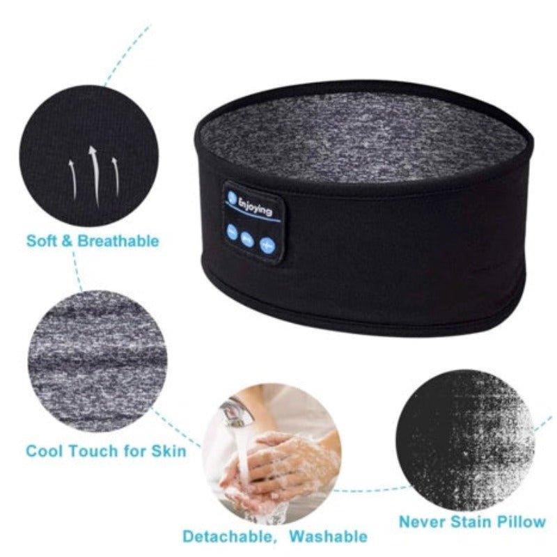 Wireless Sports Bluetooth Headband & Sleeping Headphones for Workout, Sleep, Running ,Camping ,Computer & Phones.