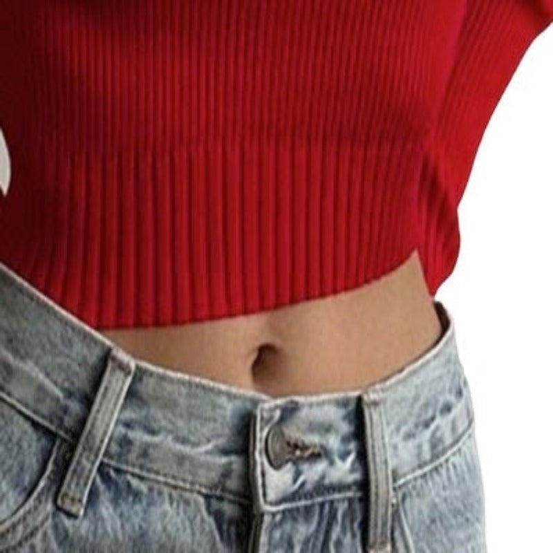 Long Sleeves Sexy Streetwear 2023 Club Party Crop Tops.