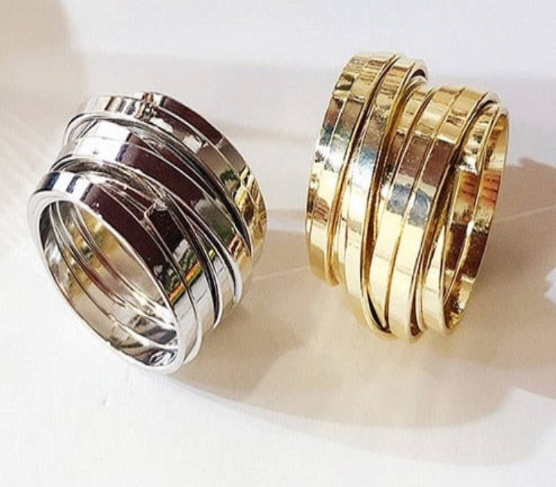 Vintage Multi-layer Wide Ring