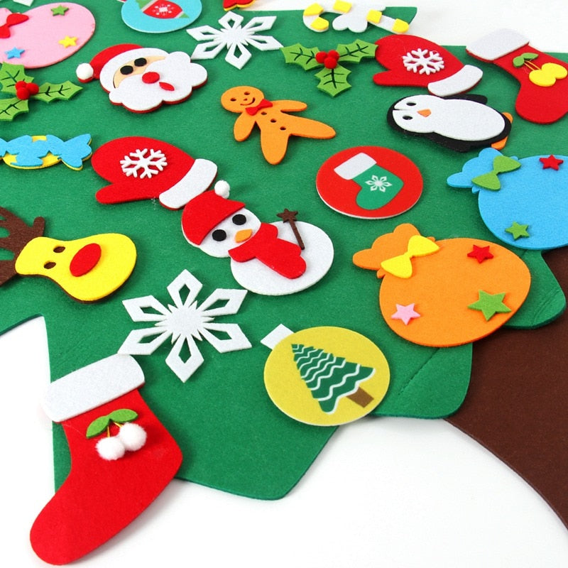 DIY christmas tree for kids 34 pieces 35 in * 25 in