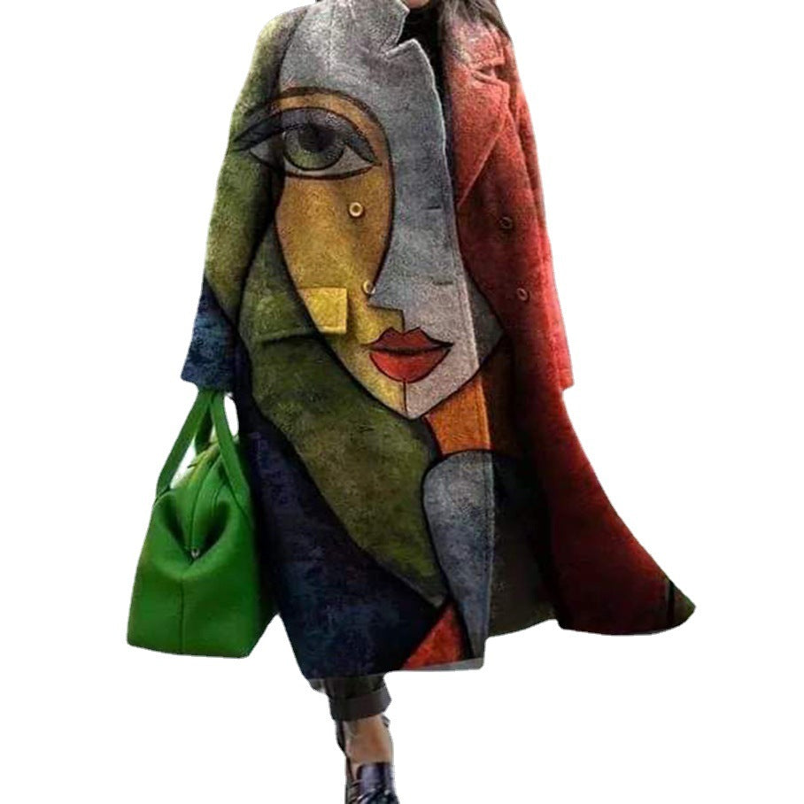 Women's European And American Long Coat