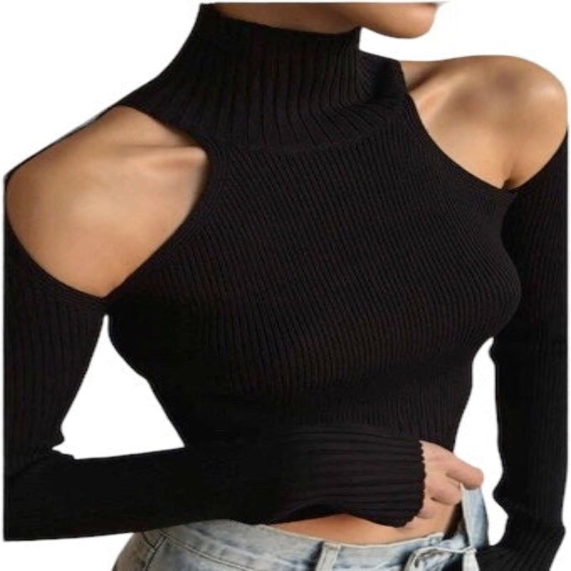 Long Sleeves Sexy Streetwear 2023 Club Party Crop Tops.