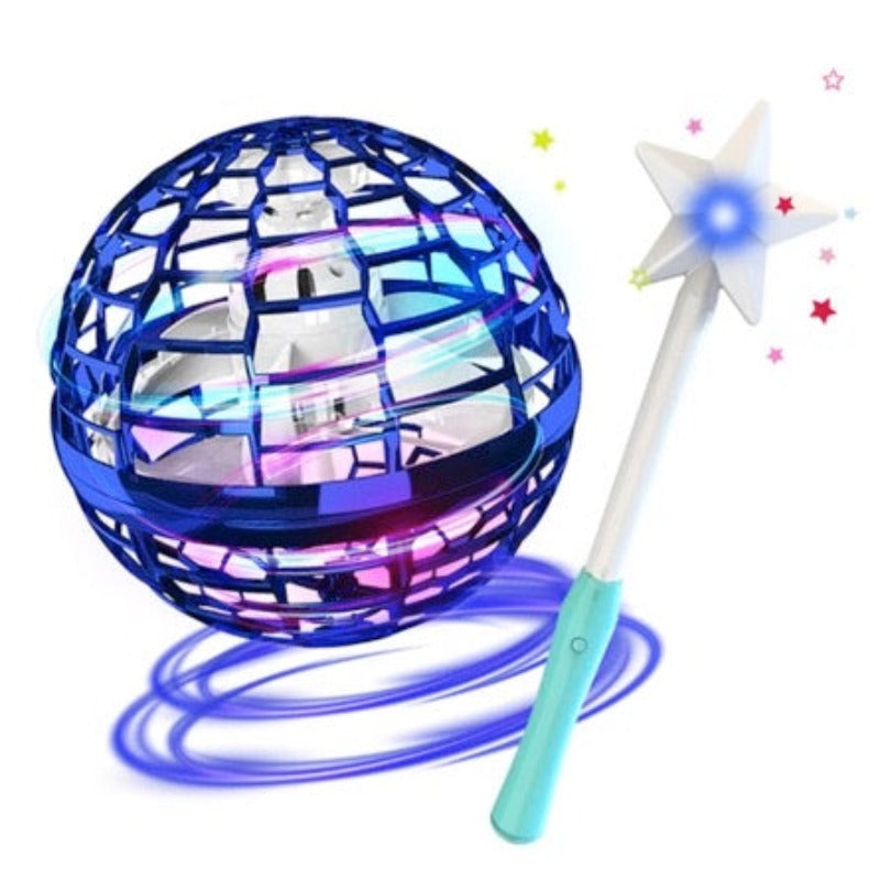 Magical flying ball spinner with LED light christmas gift