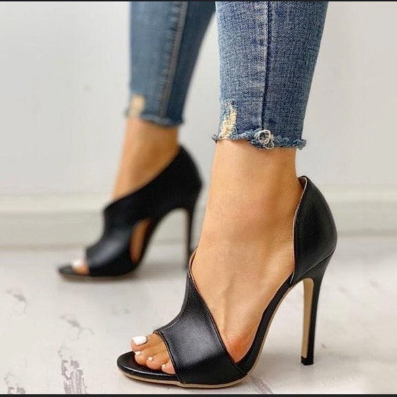 Stiletto High Heels Hollow Women'S Shoes.