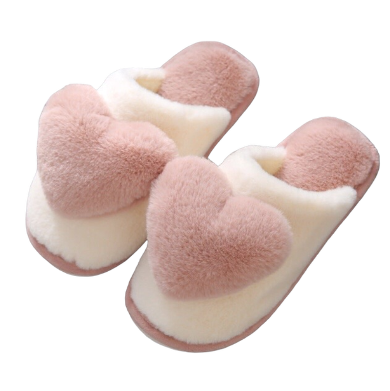 Love Women's Home Thick Warm Slippers.