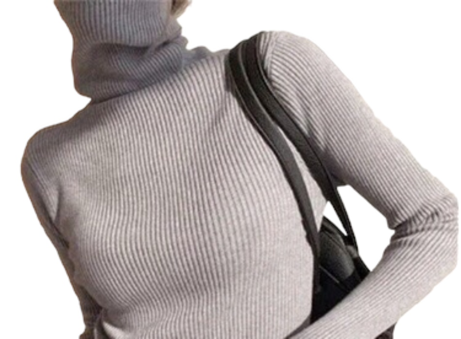 Turtleneck Sweaters Autumn Winter Slim Pullover.