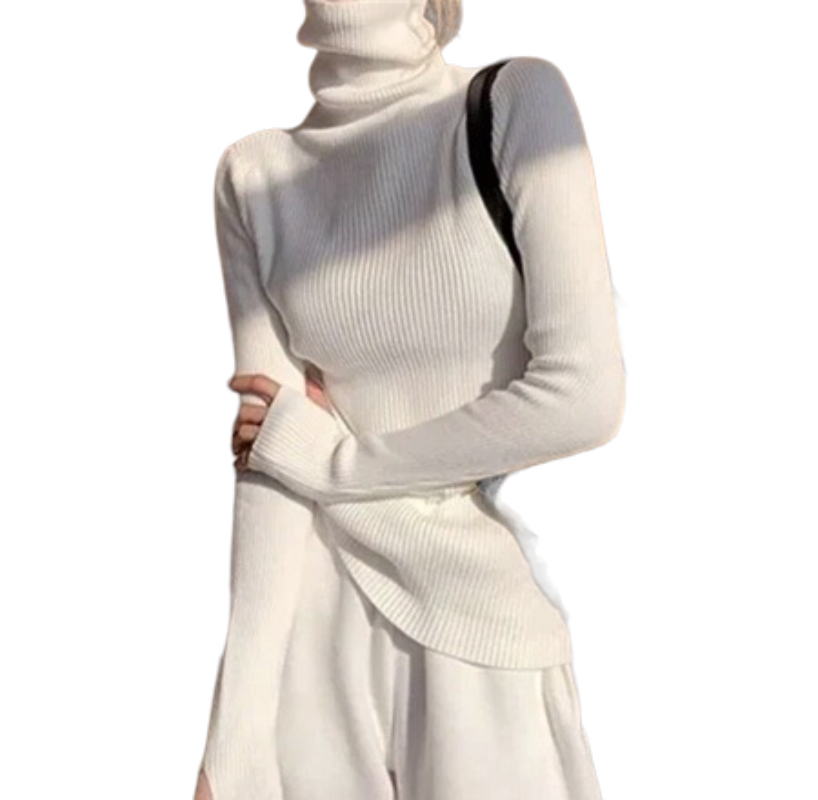 Turtleneck Sweaters Autumn Winter Slim Pullover.