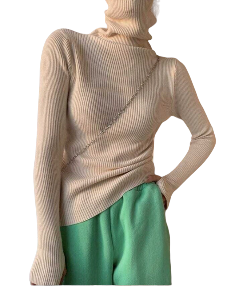 Turtleneck Sweaters Autumn Winter Slim Pullover.