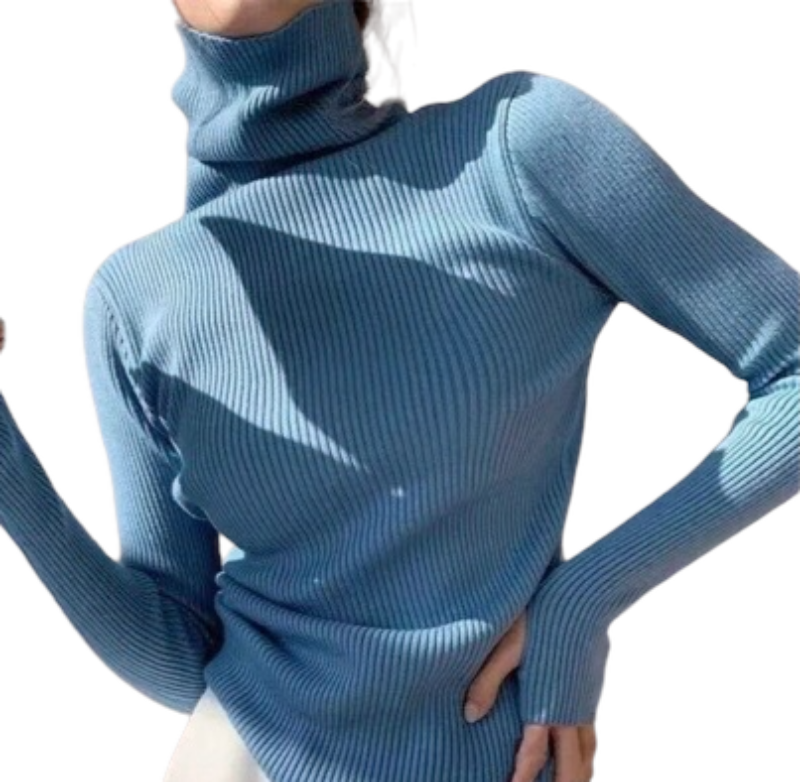 Turtleneck Sweaters Autumn Winter Slim Pullover.