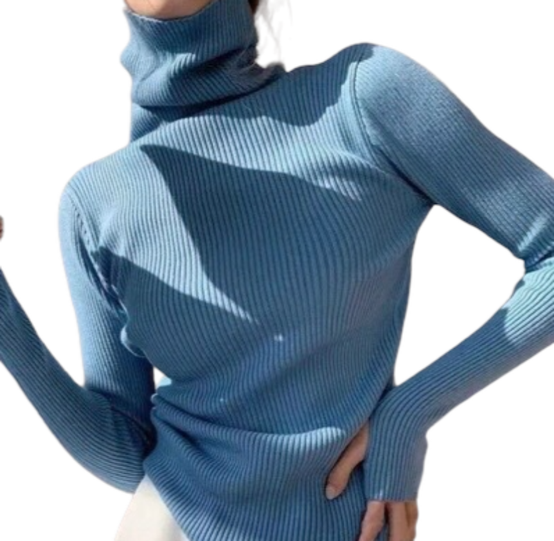 Turtleneck Sweaters Autumn Winter Slim Pullover.