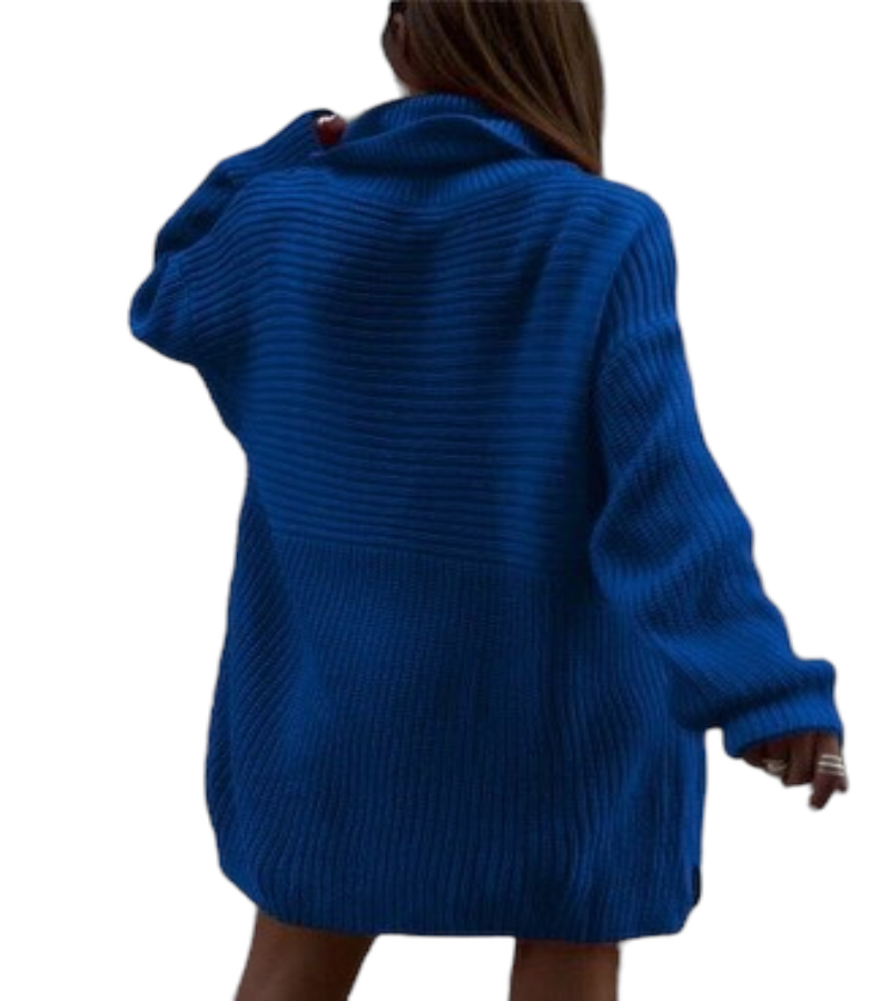 Women Oversize Knitted Sweater dress for Autumn and winter