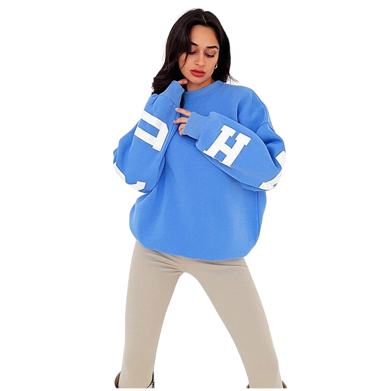 Women's Sweatshirt Fleece Long Sleeve 2023