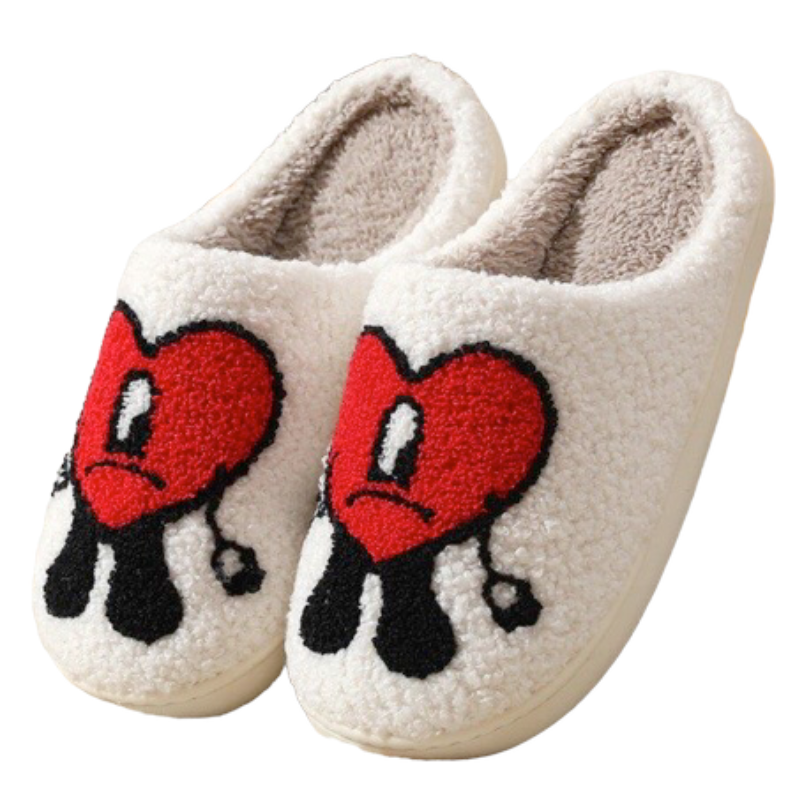 Winter Fluffy Fur Slippers For Women