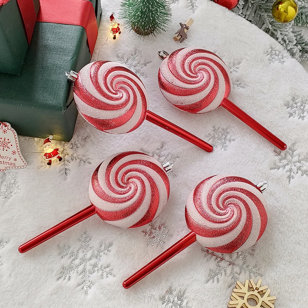 Oversized Candy Cane Christmas Tree 20/40 cm Pendant Christmas Decoration .