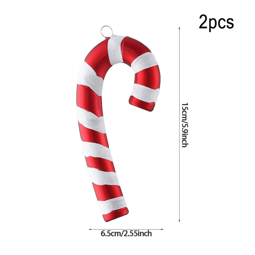 Oversized Candy Cane Christmas Tree 20/40 cm Pendant Christmas Decoration .