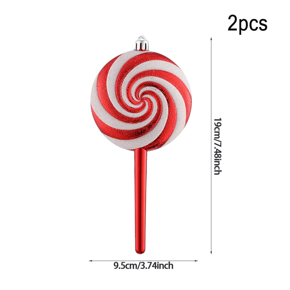 Oversized Candy Cane Christmas Tree 20/40 cm Pendant Christmas Decoration .