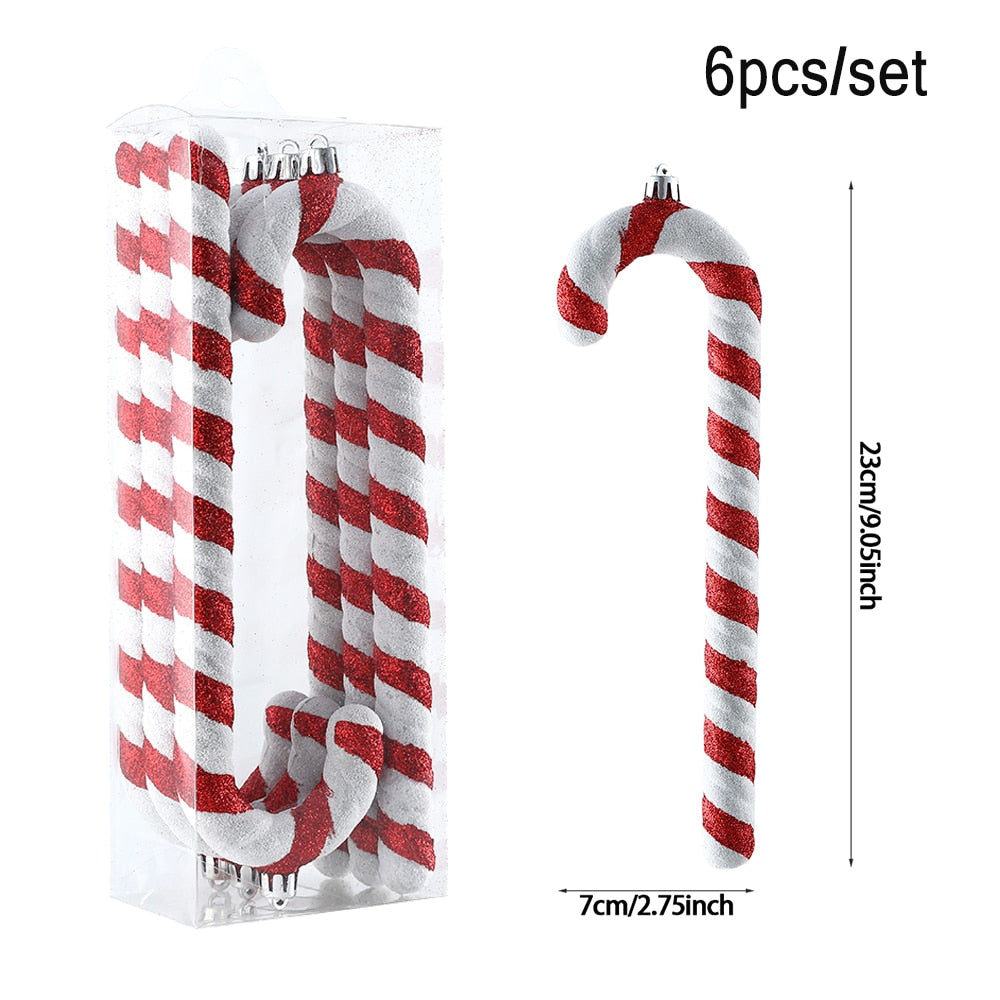 Oversized Candy Cane Christmas Tree 20/40 cm Pendant Christmas Decoration .