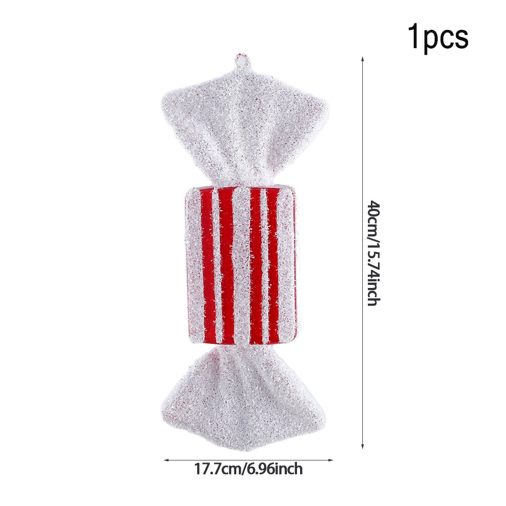 Oversized Candy Cane Christmas Tree 20/40 cm Pendant Christmas Decoration .