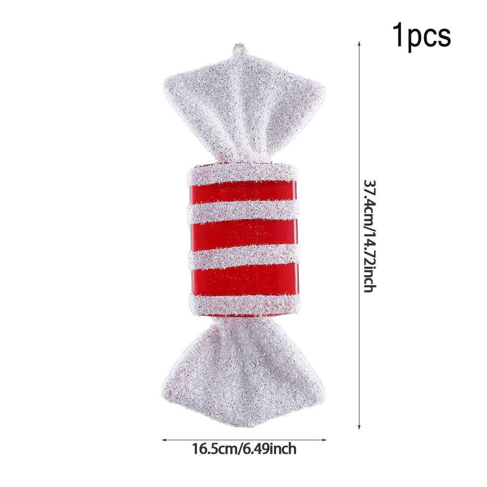 Oversized Candy Cane Christmas Tree 20/40 cm Pendant Christmas Decoration .